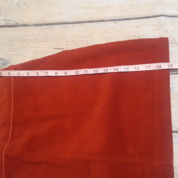 Sundance Catalog perfect days red corduroy mini skirt - Picture 8 of 11